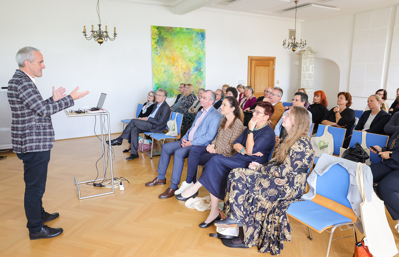 50 Jahre Umfassender Schutz des Lebens - aktion leben / Sonntagsblatt/Gerd Neuhold, Gerd Neuhold Der Festvortrag von Moraltheologe und Medizinethiker Dr. Johann Platzer.